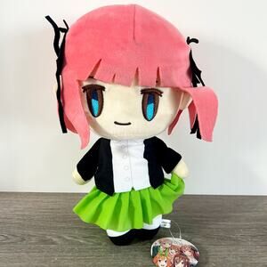 NEW Japan 25cm Quintessential Quintuplets Nakano Nino Plush Doll Kawaii NWT